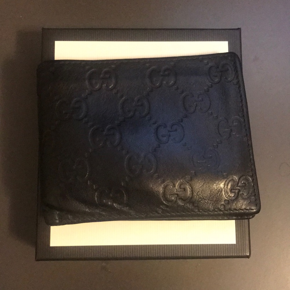 Gucci men's wallet black